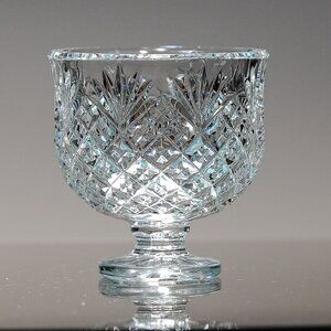 Vintage Waterford Crystal Pedestal Bowl – Diamond & Fan Cut Elegance